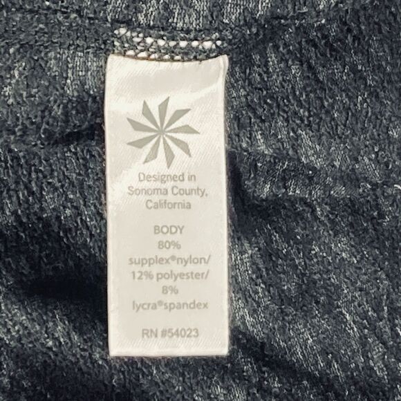 Athleta Yoga Leggings Womens S Black Heartbeat Chaturanga Athletic Stretchy Gym - Picture 14 of 14